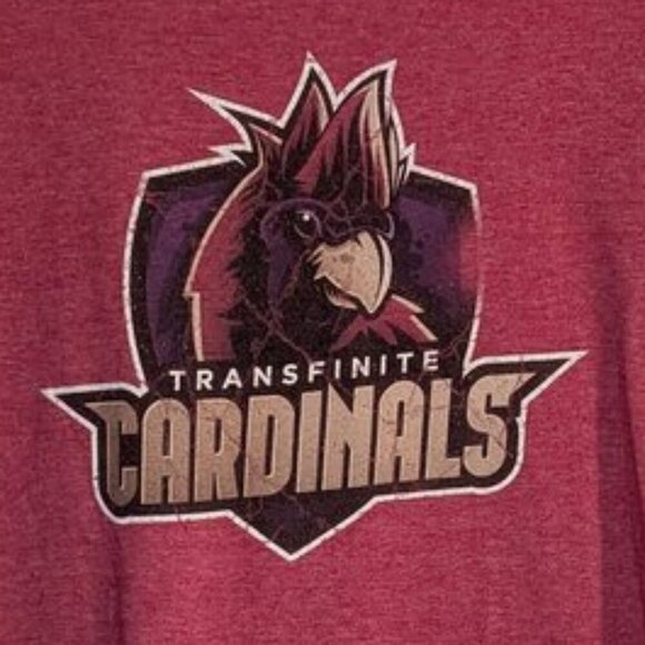 *3 FOR $9* V Sauce Exclusive Transfinite Cardinals Aleph-Null Graphic Tee Top M - Picture 3 of 4